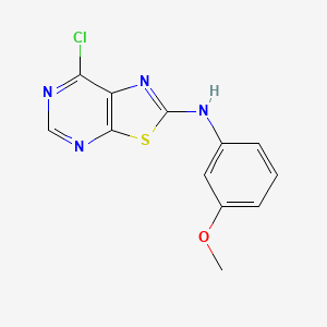 7-chloro-N-(3-methoxyphenyl)thiazolo[5,4-d]pyrimidin-2-amine