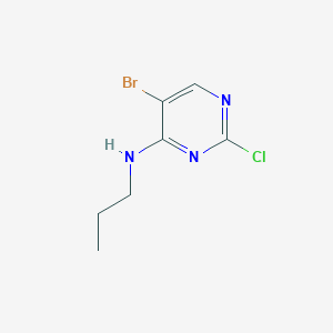 5-bromo-2-chloro-N-propylpyrimidin-4-amine