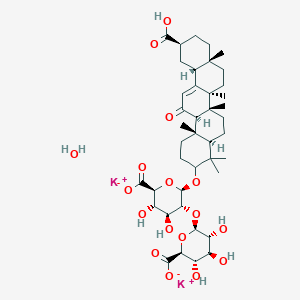 molecular formula C41H60K2O17 B7910446 Glycyrrhizic acid dipotassium salt hydrate 