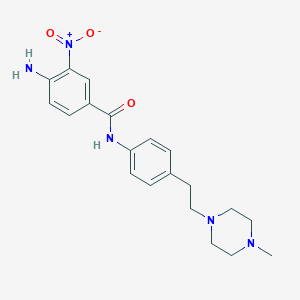 4-amino-N-(4-(2-(4-methylpiperazin-1-yl)ethyl)phenyl)-3-nitrobenzamide