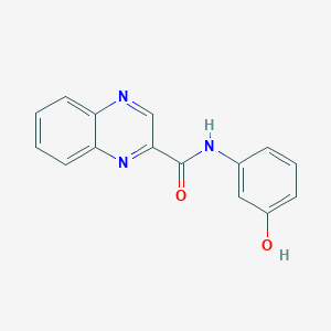 N-(3-hydroxyphenyl)quinoxaline-2-carboxamide