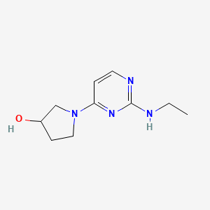 1-(2-(Ethylamino)pyrimidin-4-yl)pyrrolidin-3-ol