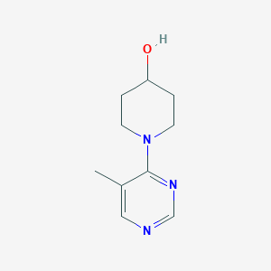 molecular formula C10H15N3O B7910509 1-(5-Methylpyrimidin-4-yl)piperidin-4-ol 