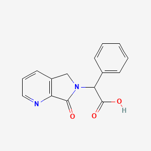 2-(7-oxo-5H-pyrrolo[3,4-b]pyridin-6(7H)-yl)-2-phenylacetic acid