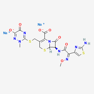 molecular formula C18H16N8Na2O7S3 B7910601 Rocephin 