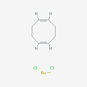 molecular formula C8H12Cl2Ru B7910764 1,5-cyclooctadiene ruthenium dichloride (II) 