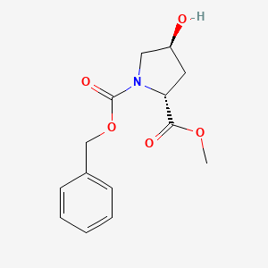 (2R,4S)-1-Benzyl 2-methyl 4-hydroxypyrrolidine-1,2-dicarboxylate