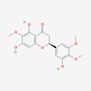 (S)-5,7-Dihydroxy-2-(3-hydroxy-4,5-dimethoxyphenyl)-6-methoxychroman-4-one