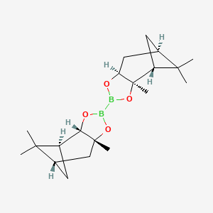 2,2'-Bi-4,6-methano-1,3,2-benzodioxaborole, dodecahydro-3a,3'a,5,5,5',5'-hexamethyl-, (3aR,3'aR,4R,4'R,6R,6'R,7aS,7'aS)-