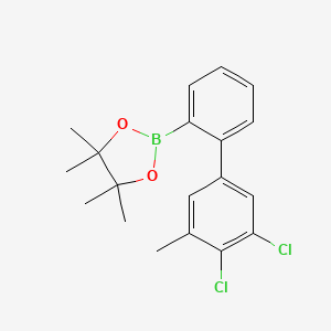 2-(3',4'-Dichloro-5'-methyl-[1,1'-biphenyl]-2-yl)-4,4,5,5-tetramethyl-1,3,2-dioxaborolane