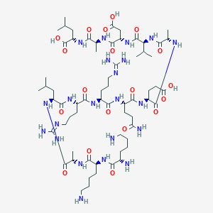 H-Lys-Lys-Ala-Leu-Arg-Arg-Gln-Glu-Ala-Val-Asp-Ala-Leu-OH