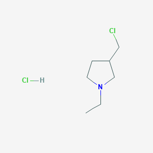 3-(Chloromethyl)-1-ethylpyrrolidine hydrochloride