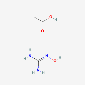 Acetic acid;2-hydroxyguanidine