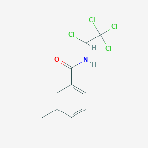 3-methyl-N-(1,2,2,2-tetrachloroethyl)benzamide