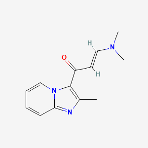 (2E)-3-(dimethylamino)-1-{2-methylimidazo[1,2-a]pyridin-3-yl}prop-2-en-1-one