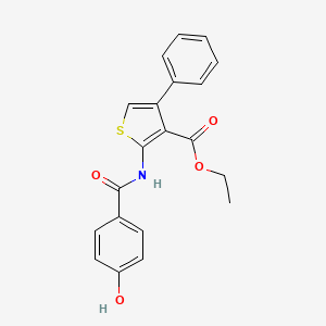 Ethyl 2-(4-hydroxybenzamido)-4-phenylthiophene-3-carboxylate