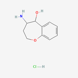 4-Amino-2,3,4,5-tetrahydro-1-benzoxepin-5-ol hydrochloride