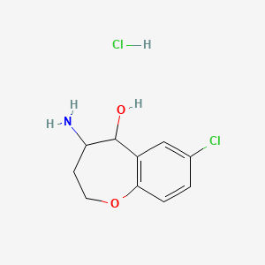 4-Amino-7-chloro-2,3,4,5-tetrahydro-1-benzoxepin-5-ol hydrochloride