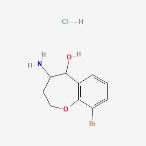 4-Amino-9-bromo-2,3,4,5-tetrahydro-1-benzoxepin-5-ol hydrochloride