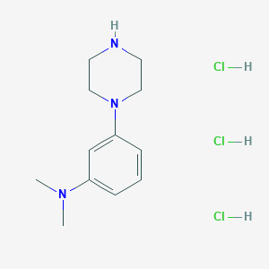 N,N-dimethyl-3-(piperazin-1-yl)aniline trihydrochloride