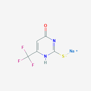 sodium;4-oxo-6-(trifluoromethyl)-1H-pyrimidine-2-thiolate