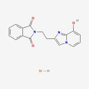 2-(2-{8-hydroxyimidazo[1,2-a]pyridin-2-yl}ethyl)-2,3-dihydro-1H-isoindole-1,3-dione hydrobromide