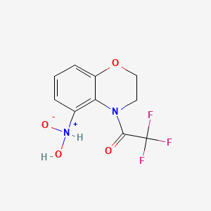 [4-(trifluoroacetyl)-3,4-dihydro-2H-1,4-benzoxazin-5-yl]azinic acid