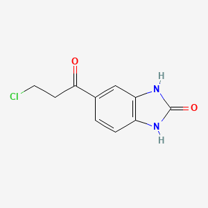 5-(3-chloropropanoyl)-1,3-dihydro-2H-1,3-benzimidazol-2-one