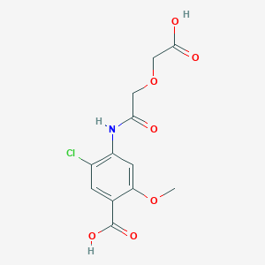 4-{[2-(Carboxymethoxy)acetyl]amino}-5-chloro-2-methoxybenzoic acid