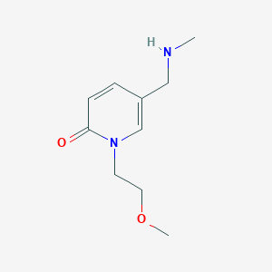 1-(2-methoxyethyl)-5-[(methylamino)methyl]-2(1H)-pyridinone