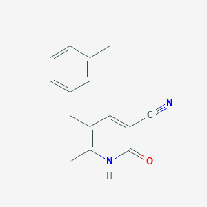 2-Hydroxy-4,6-dimethyl-5-(3-methylbenzyl)nicotinonitrile