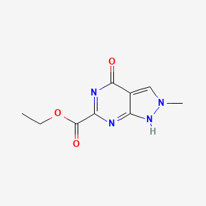 ethyl 2-methyl-4-oxo-1H-pyrazolo[3,4-d]pyrimidine-6-carboxylate