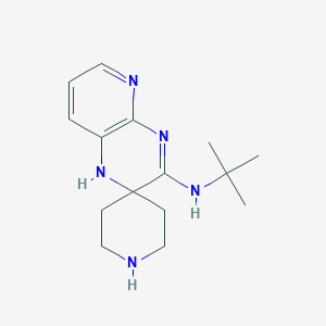 N-tert-butylspiro[1H-pyrido[2,3-b]pyrazine-2,4'-piperidine]-3-amine