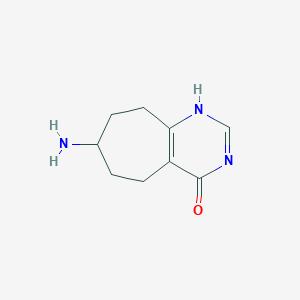 7-amino-1,5,6,7,8,9-hexahydrocyclohepta[d]pyrimidin-4-one