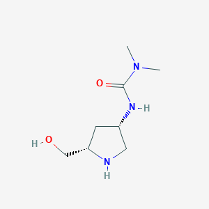 1-[5-(Hydroxymethyl)pyrrolidin-3-YL]-3,3-dimethylurea