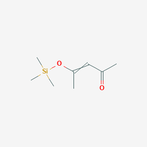 molecular formula C8H16O2Si B079117 2-Trimethylsiloxypent-2-ene-4-one CAS No. 13257-81-3