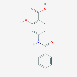 molecular formula C14H11NO4 B079118 Benzoylpas CAS No. 13898-58-3