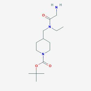 4-{[(2-Amino-acetyl)-ethyl-amino]-methyl}-piperidine-1-carboxylic acid tert-butyl ester