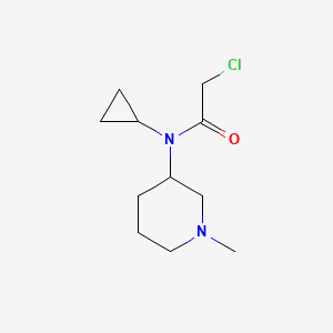 2-Chloro-N-cyclopropyl-N-(1-methyl-piperidin-3-yl)-acetamide