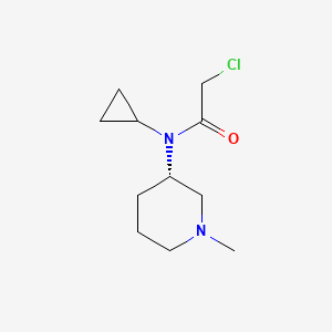 2-Chloro-N-cyclopropyl-N-((S)-1-methyl-piperidin-3-yl)-acetamide