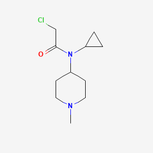 2-Chloro-N-cyclopropyl-N-(1-methyl-piperidin-4-yl)-acetamide