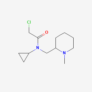 2-Chloro-N-cyclopropyl-N-(1-methyl-piperidin-2-ylmethyl)-acetamide