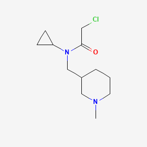 2-Chloro-N-cyclopropyl-N-((1-methylpiperidin-3-yl)methyl)acetamide