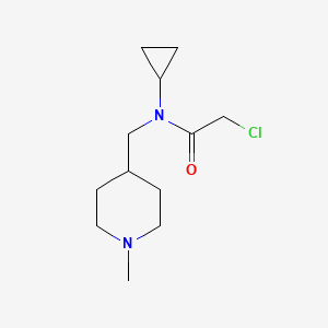 2-Chloro-N-cyclopropyl-N-(1-methyl-piperidin-4-ylmethyl)-acetamide