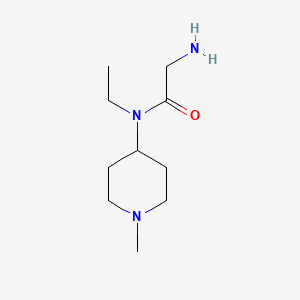 2-Amino-N-ethyl-N-(1-methyl-piperidin-4-yl)-acetamide