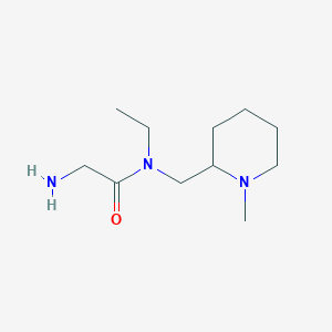 2-Amino-N-ethyl-N-(1-methyl-piperidin-2-ylmethyl)-acetamide