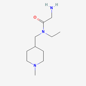 2-Amino-N-ethyl-N-(1-methyl-piperidin-4-ylmethyl)-acetamide