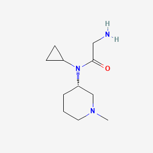 2-Amino-N-cyclopropyl-N-((S)-1-methyl-piperidin-3-yl)-acetamide