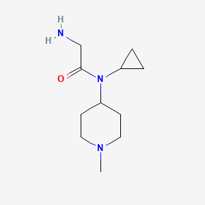 2-Amino-N-cyclopropyl-N-(1-methyl-piperidin-4-yl)-acetamide