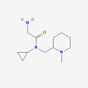 2-Amino-N-cyclopropyl-N-(1-methyl-piperidin-2-ylmethyl)-acetamide